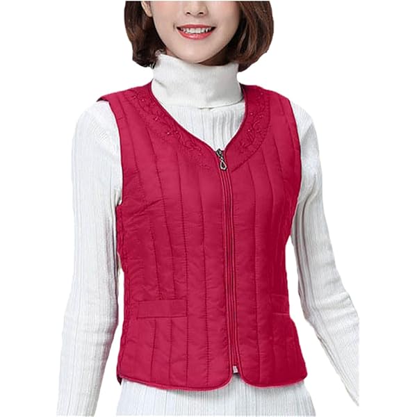 Ralph Lauren RLX Golf Women's Hybrid Mockneck Zip Vest, Neon Pink