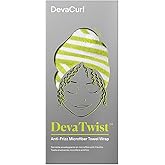 DevaCurl DevaTwist Anti-Frizz Microfiber Towel Wrap, Hands Free Design
