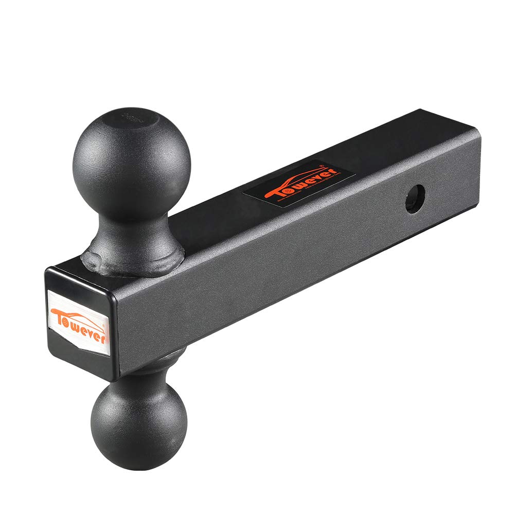 2 & 25/16 Balls, Black for 2 Hitch Receiver Towever Trailer Hitch Dual