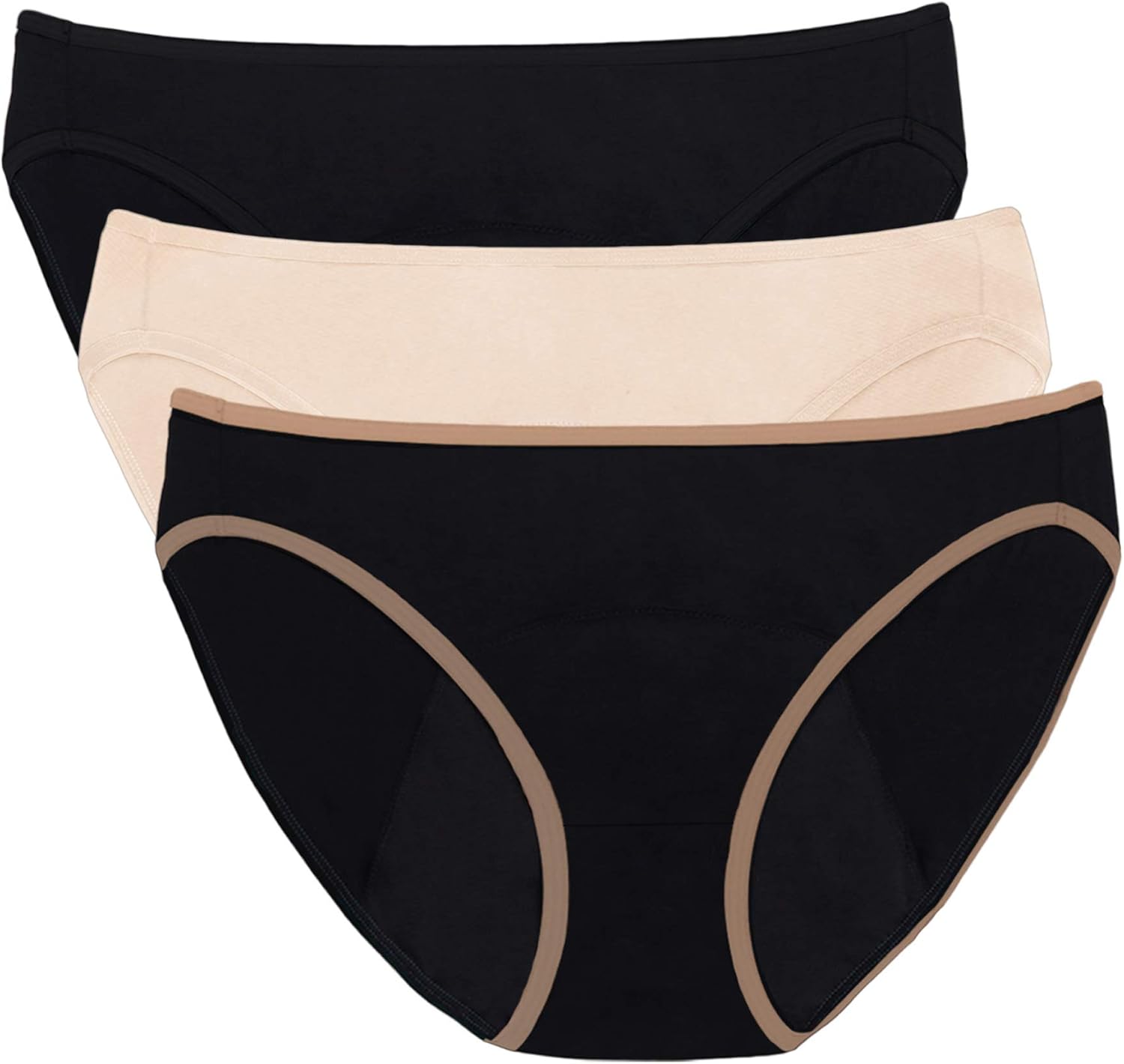 Intimate Portal Period Panties High-Cut Bikinis Menstrual Leak Proof Underwear for Women Teen Girls
