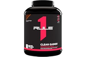 RULE 1 PROTEINS Rule One Proteins, R1 Clean Gainer - High-Protein Lean Gain Formula with 560 Calories, 30g of Full-Spectrum Protein, Over 90g Carbs, Under 6g of Fat