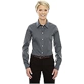 Devon & Jones Ladies' Crown Woven Collection™ Solid Stretch Twill XL GRAPHITE