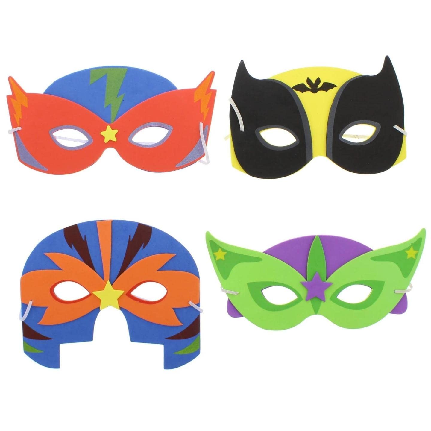 Topkids Accessories Kids Party Masks Animal Masks For Kids Birthday Party Masks Unicorn Masks Halloween Masks Xmas Mask Hero Masks Dinosaur Masks For Children, Kids (Superhero)