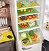 4-Set Fruit & Veggie Life Extender - 16x12 Inch - Foam Fridge Shelf Mat & Refrigerator Drawers Liner - Washable Pads - Extends Life of Produce & Prevents Spoilage - Keeps Food Fresh & Crispy