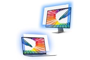 Sview Blue Light Blocking Screen Protector for 14.1 inch Diagonal Laptop Anti-UV Eye Protection Filter Film - Blue Light Cut 