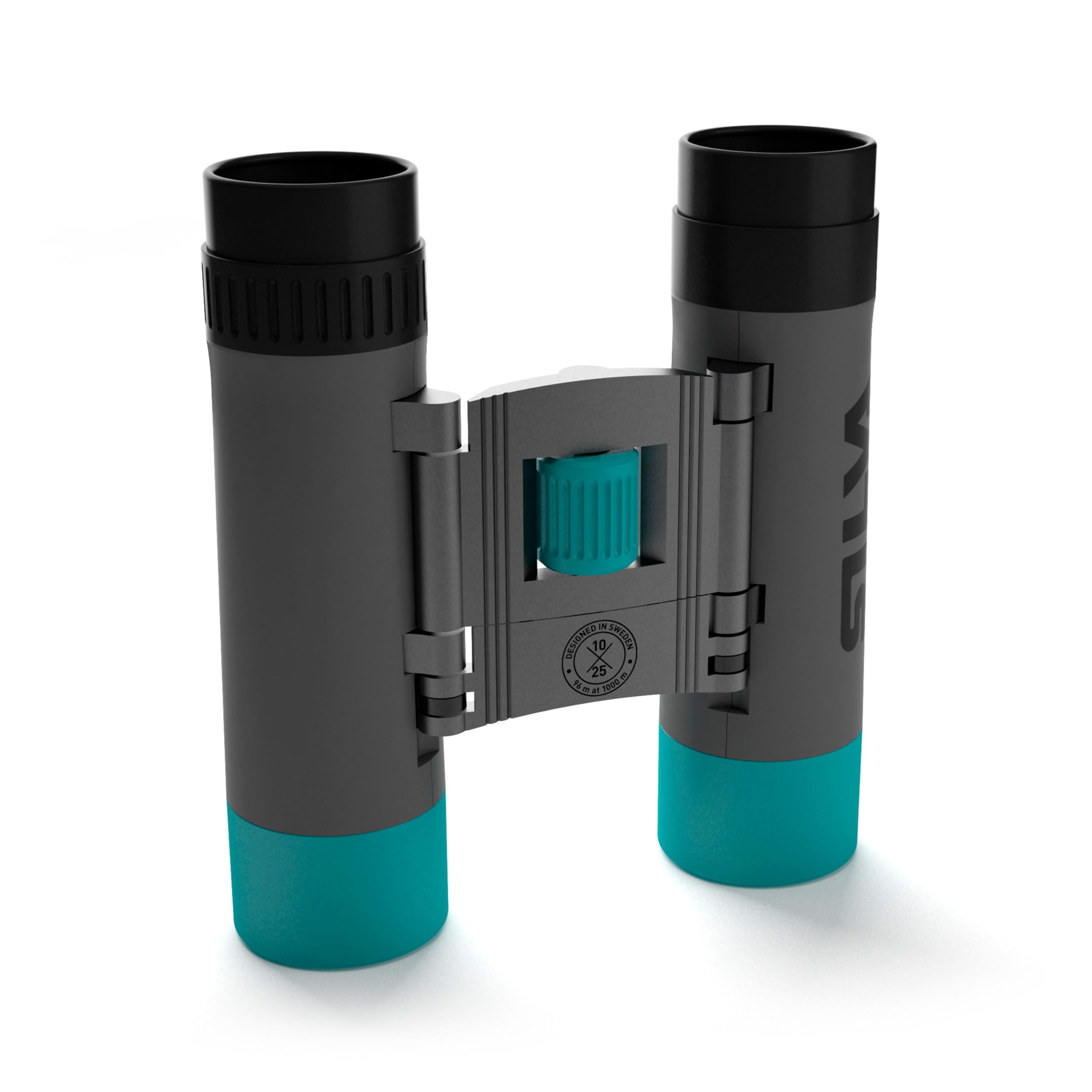 Silva Compact Binoculars for Adults - Pocket 10x - 10x25 - Foldable - Rain Proof & Lightweight Binoculars Compact for Outdoor activities such as Fishing, Hiking & Camping - With Case & Wrist Straps