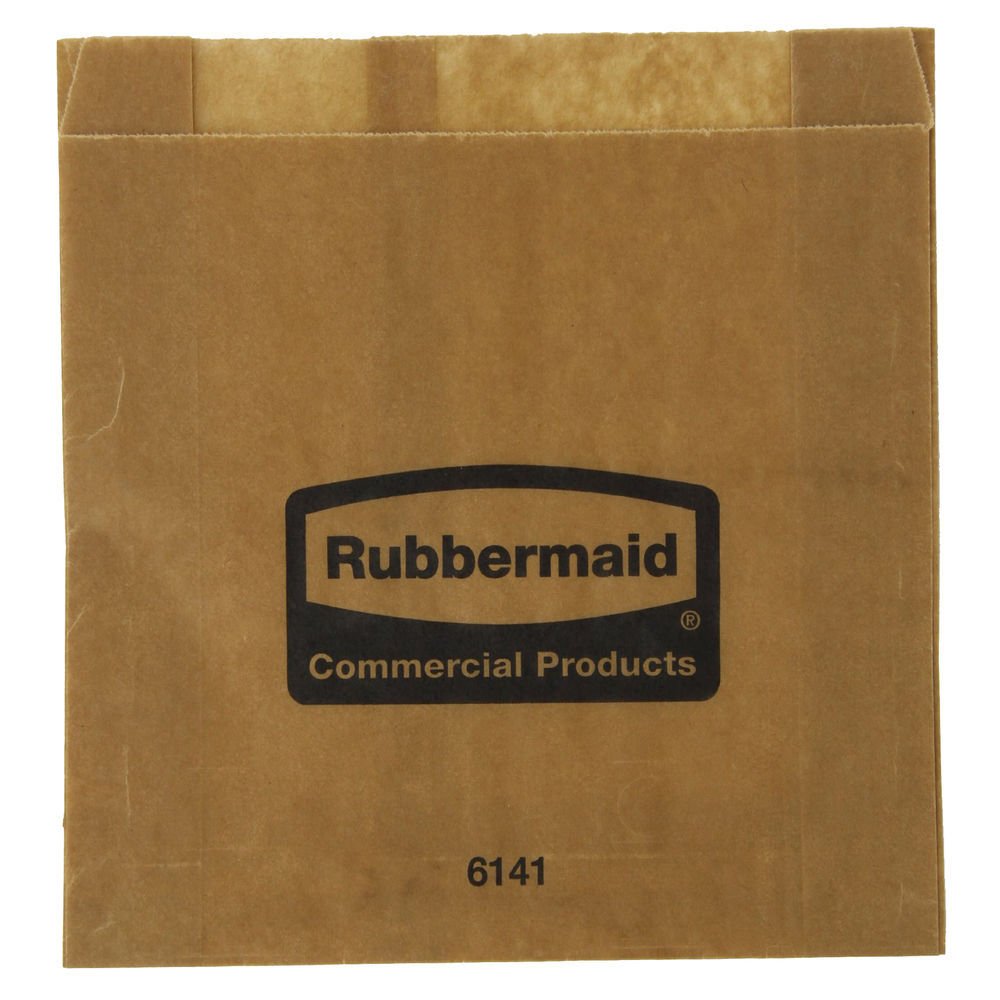 Rubbermaid White Paper Sanitary Napkin Bags for Sanitary Napkin Dispenser