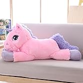 Sofipal Big Unicorn Plush Pillow - Giant Unicorn Stuffed Animal Toy for Birthday, Valentine's, Bedroom (Pink, 31")