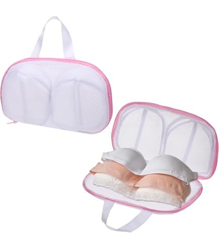 TRIANU 3Pcs Durable Honeycomb Mesh Laundry Bags For Delicates 16 X 20 Inches (3 Large