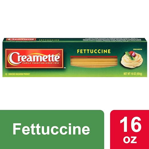 Creamette fettuccine, enriched macaroni product (015100001659)