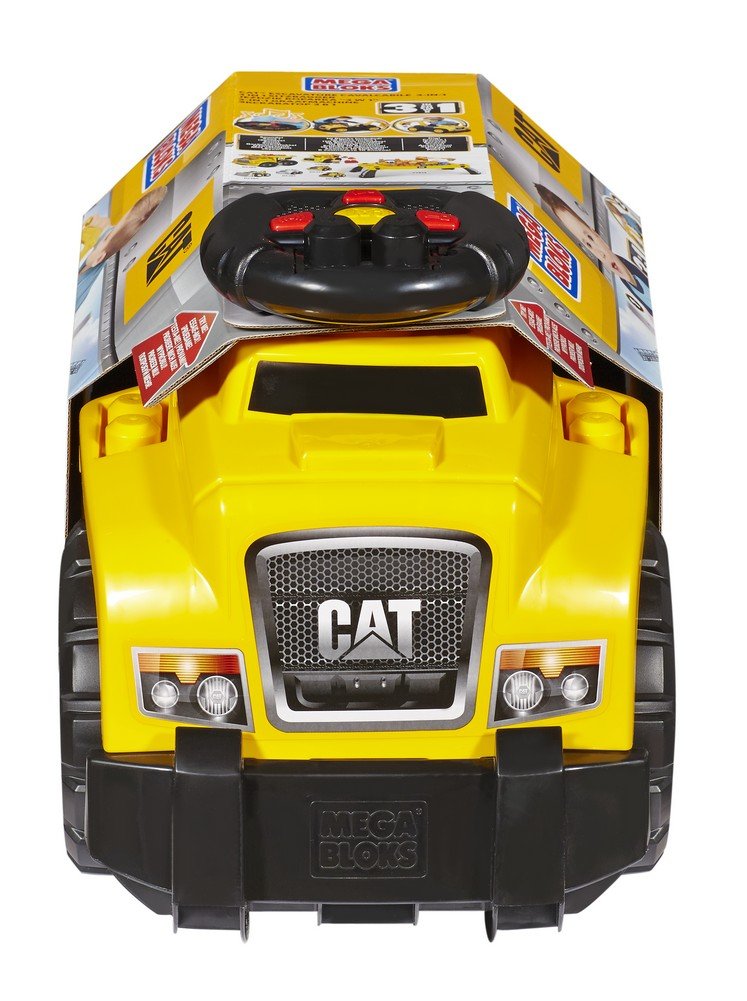 Ride On Caterpillar with Excavator Toy Truck Lift Car Children Help Dad