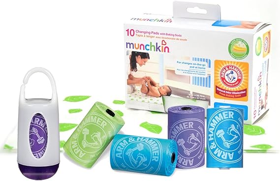 munchkin arm and hammer disposable changing pad