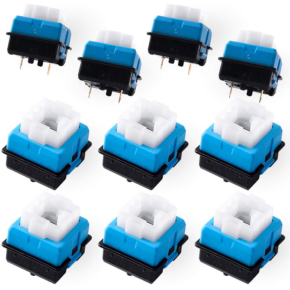 10X Romer G Mechanical Keyboard Switches Compatible for Logitech G310 G810 G910 G613 GPro Keyboards (blue)