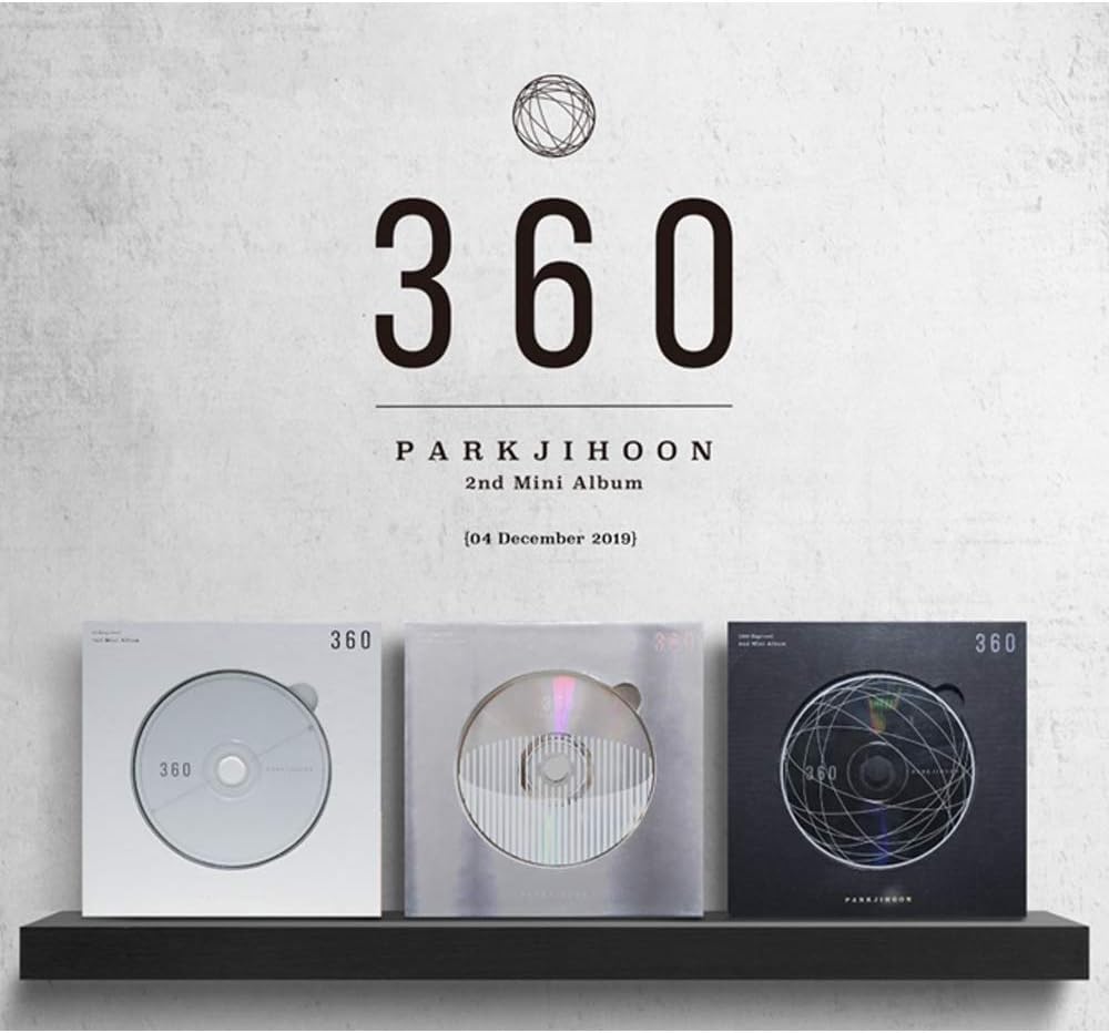 PARK JIHOON 2nd Mini Album - 360 (Set VER.) 3Album + 3Roll Poster