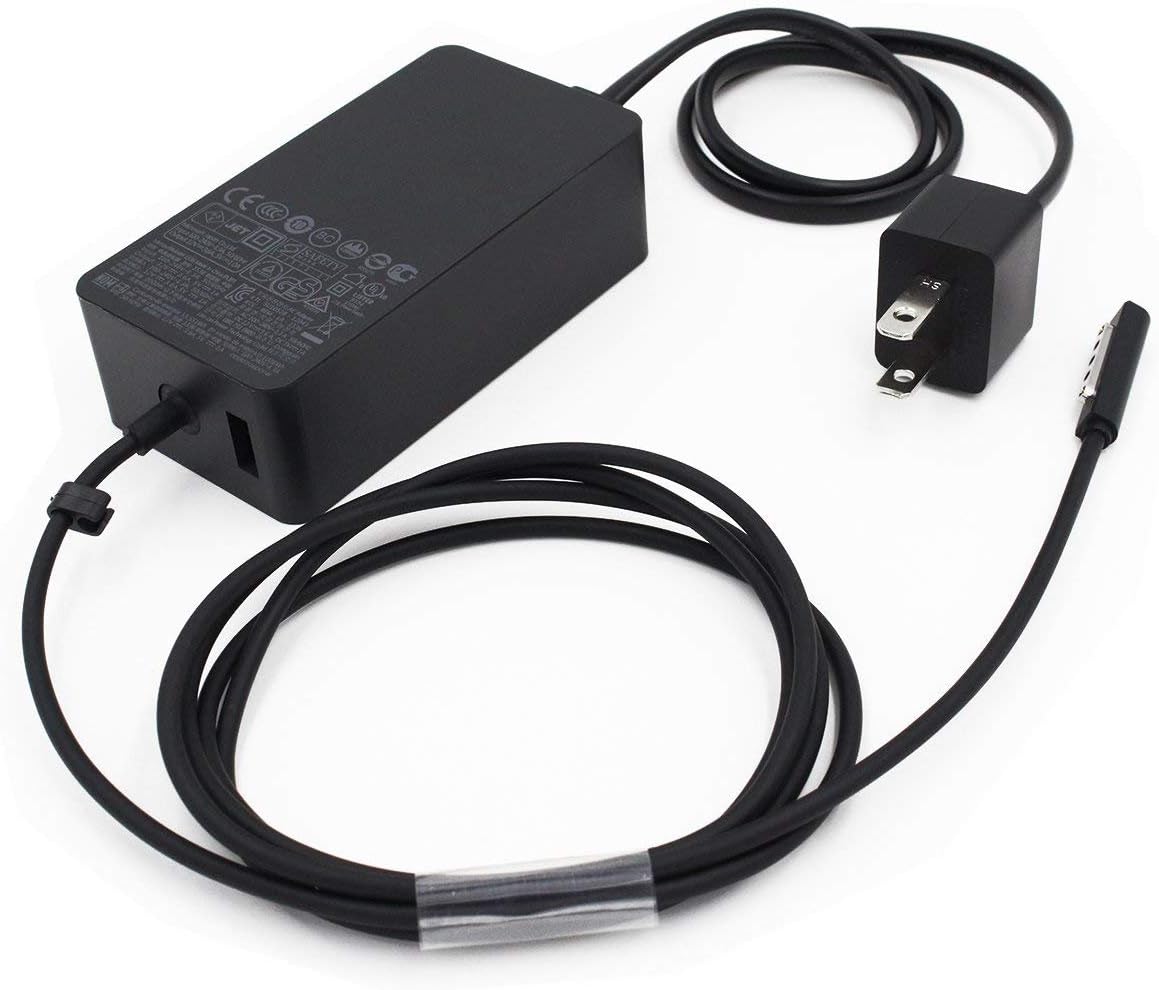 Runpower 48W Replacement Power Adapter Charger for Microsoft Surface Pro 1 Pro 2 10.1 inch Windows 8 Tablet PC Power Supply Jack with 1.7 FT Power Cord (12V 3.6A)