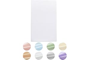 EMOOR Fitted Sheet for Japanese Futon Mattress PRESSO King Made in Japan 100% Cotton (White), Tatami Floor Sleeping Mat Cover