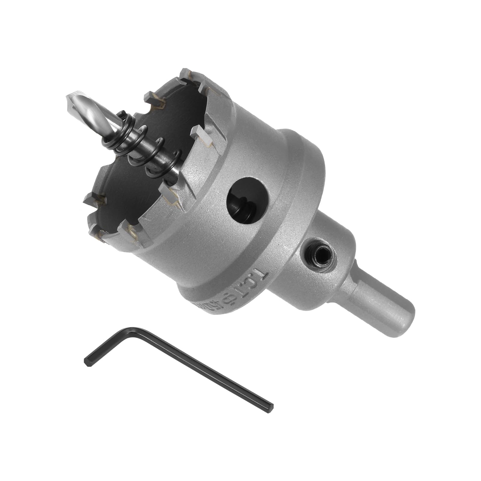 CoCud Hole Saw, 45mm Cutting Diameter, Carbide Tipped Tooth Hole Cutter Drill Bit - (Applications: for Stainless Steel Sheet Metal), 1-Piece