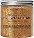Majestic Pure Brown Sugar Scrub 12 oz - Natural Exfoliator and Powerful Body and Facial Scrub for Anti Cellulite Treatment, Stretch Marks, Acne, and Varicose Veins
