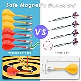 HelaCueil Magnetic Safe Dartboard Ø38cm 12 Darts Family Fun Indoor Outdoor view 7