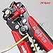 Hi-Spec Automatic Wire and Cable Stripper, Crimper & Cutter. 3 in 1 Multifunction and Self-Adjusting Pliers Tool for All Home and Car Electrics Wiring