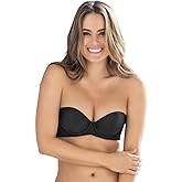 Leonisa Magic Bra – Petite Push-Up Strapless Bra for Women – Anti-Slip Grip Along Bust for Support