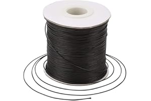 185 Yards/Roll 0.5mm Waxed Polyester Cord Beading Braided Thread Macrame Crafting String Rope for DIY Bracelet Necklace Jewel