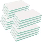 Tosnail 16 Pack 4" x 6" Rubber Stamp Carving Blocks, Soft Rubber for Beginners and Professional Craft Project - Green