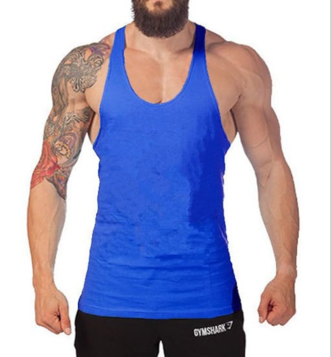 WulalaWakaka Mens Gym Vest Moisture Wicking Bodybuilding Muscle