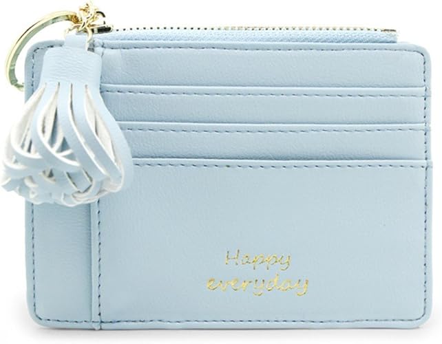 Amazon リグラル パスケース レディース 小銭入れ カードケース キーリング 薄型 ライトブルー Rigral リグラル 財布