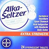Alka-seltzer Extra Strength, 24-Count