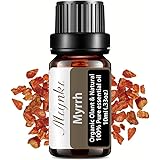 Myrrh Essential Oil Organic Plant & Natural 100% Pure Myrrh Oil for Diffuser, Humidifier, Massage, Sleep, Bath, SPA, Skin & H