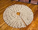 Deluxe Burlap Natural Tan Mini Tree Skirt