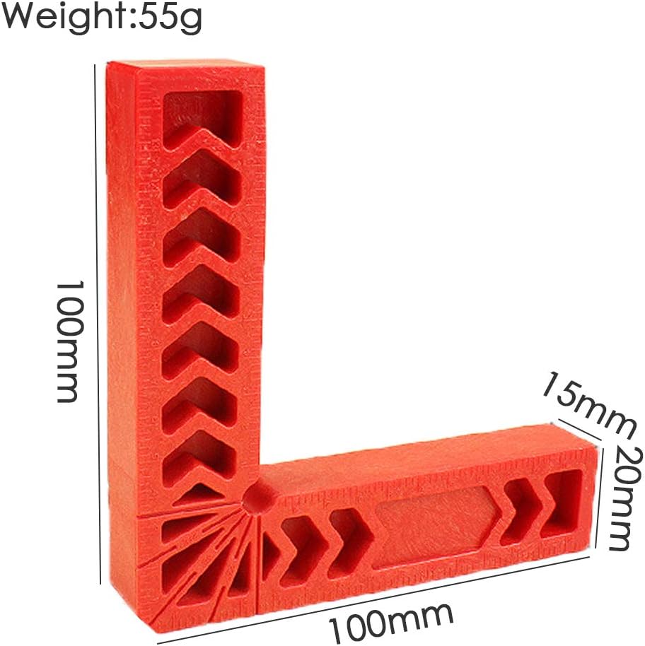 4 Pcs Positioning Square Clamps Right Angle Clamps, 90 Degree Type L