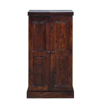 Aarsun Sheesham Wood Handcrafted Bar Cabinet - Wine Cabinet - Bar Furniture