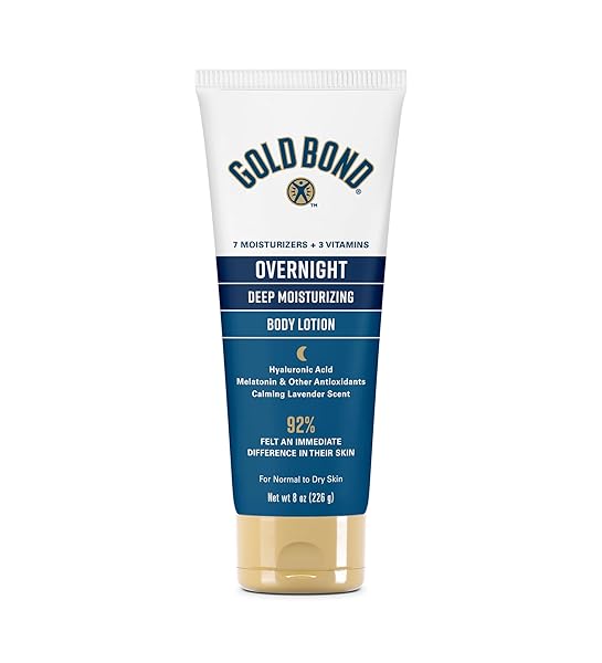 GOLD BOND OVERNIGHT DEEP MOISTURIZING LOTION, 8 OZ.,...