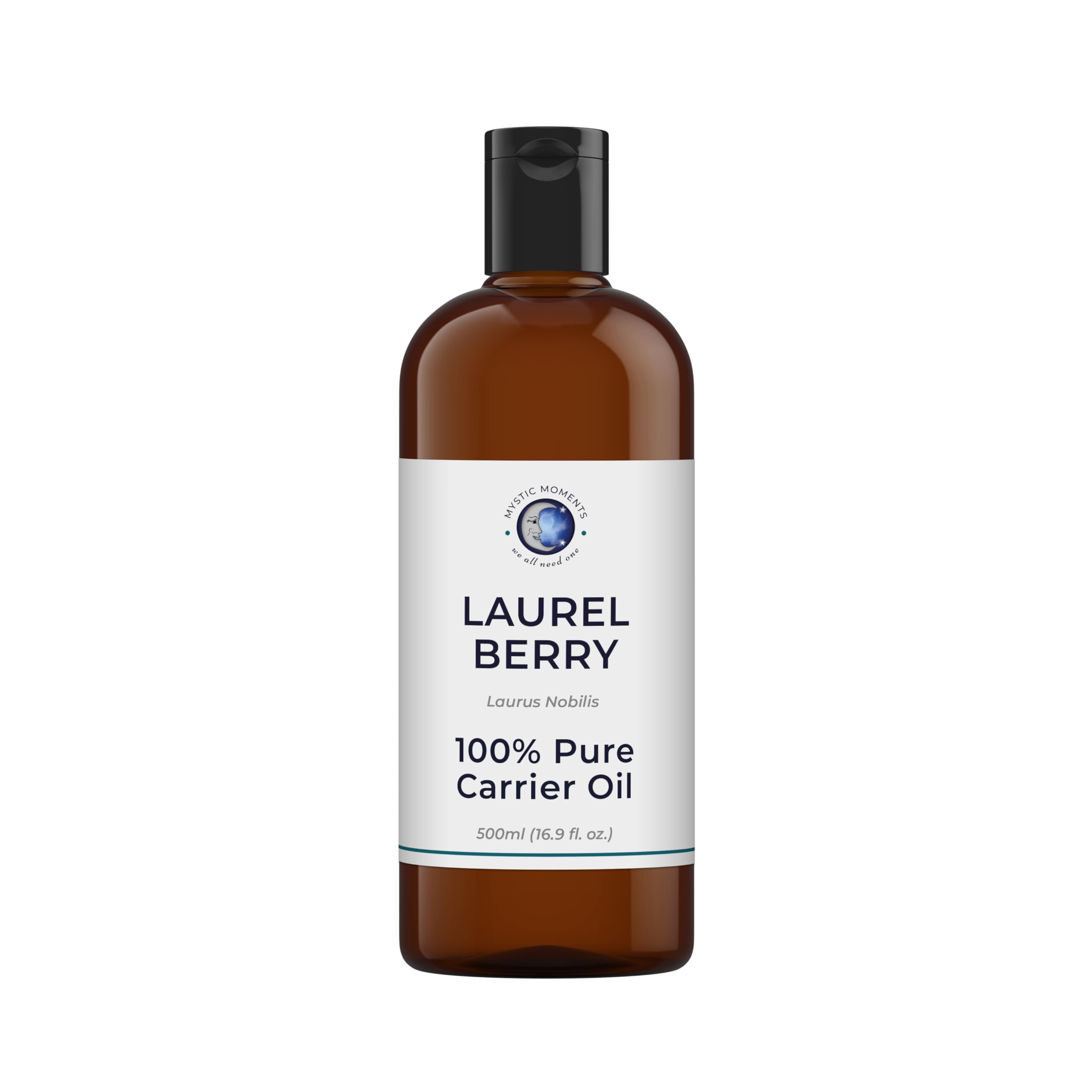 Mystic Moments| Laurel Berry Carrier Oil 500ml | Laurus nobilis | Nourishing Skin & Hair Conditioning Treatment | Rich Botanical Carrier for Massage, Aromatherapy & Soap Making