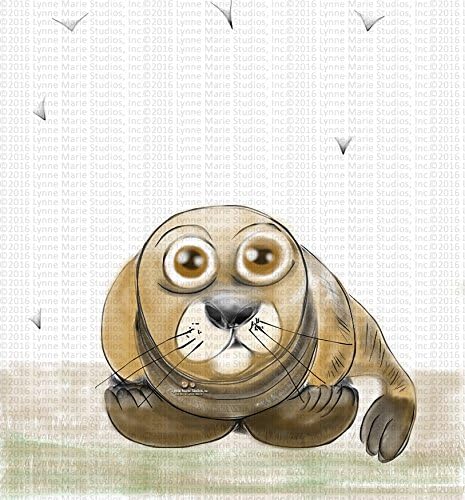 Print - Animal Clarence The Seal 13" x 19" Fine Art Print