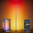 Govee RGBIC Floor Lamp Basic, 1000lm LED Corner Lamp, Black | Compatible with Alexa and Matter, Modern Floor Lamp with Music 