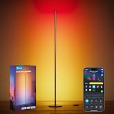 Govee RGBIC Floor Lamp Basic, 1000lm LED Corner Lamp, Black | Compatible with Alexa and Matter, Modern Floor Lamp with Music Sync and 16 Million DIY Colors, Standing Lamp for Bedroom