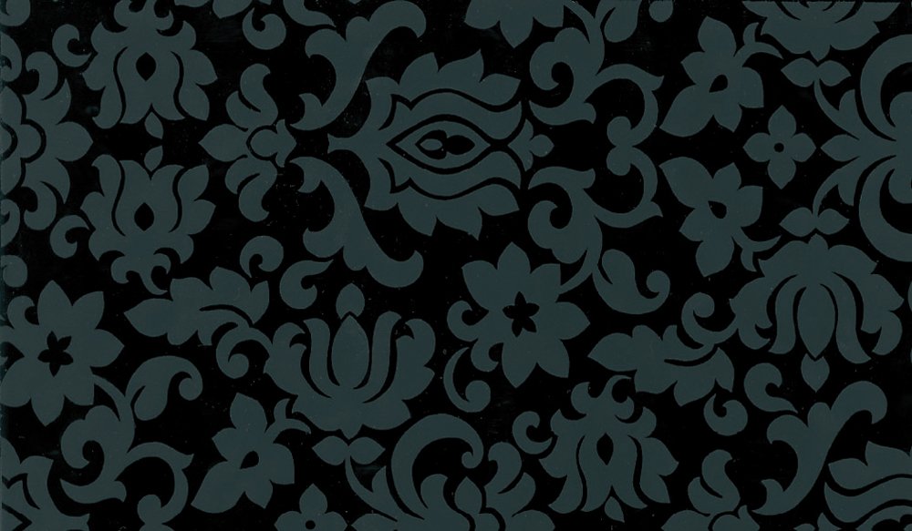 Fablon 45 cm x 2 m Roll Classic Ornament, Black