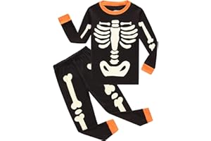 Little bety Cotton Long Sleeve Boys Halloween Pajamas Toddler Boys Holiday Pjs