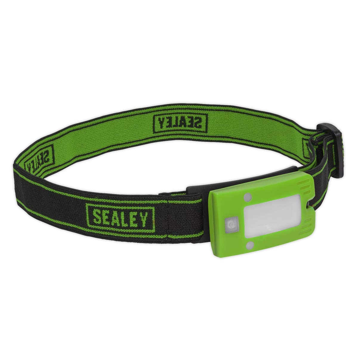 Sealey 2W COB LED Rechargeable Head Torch with Auto-Sensor - Green - LED360HTG