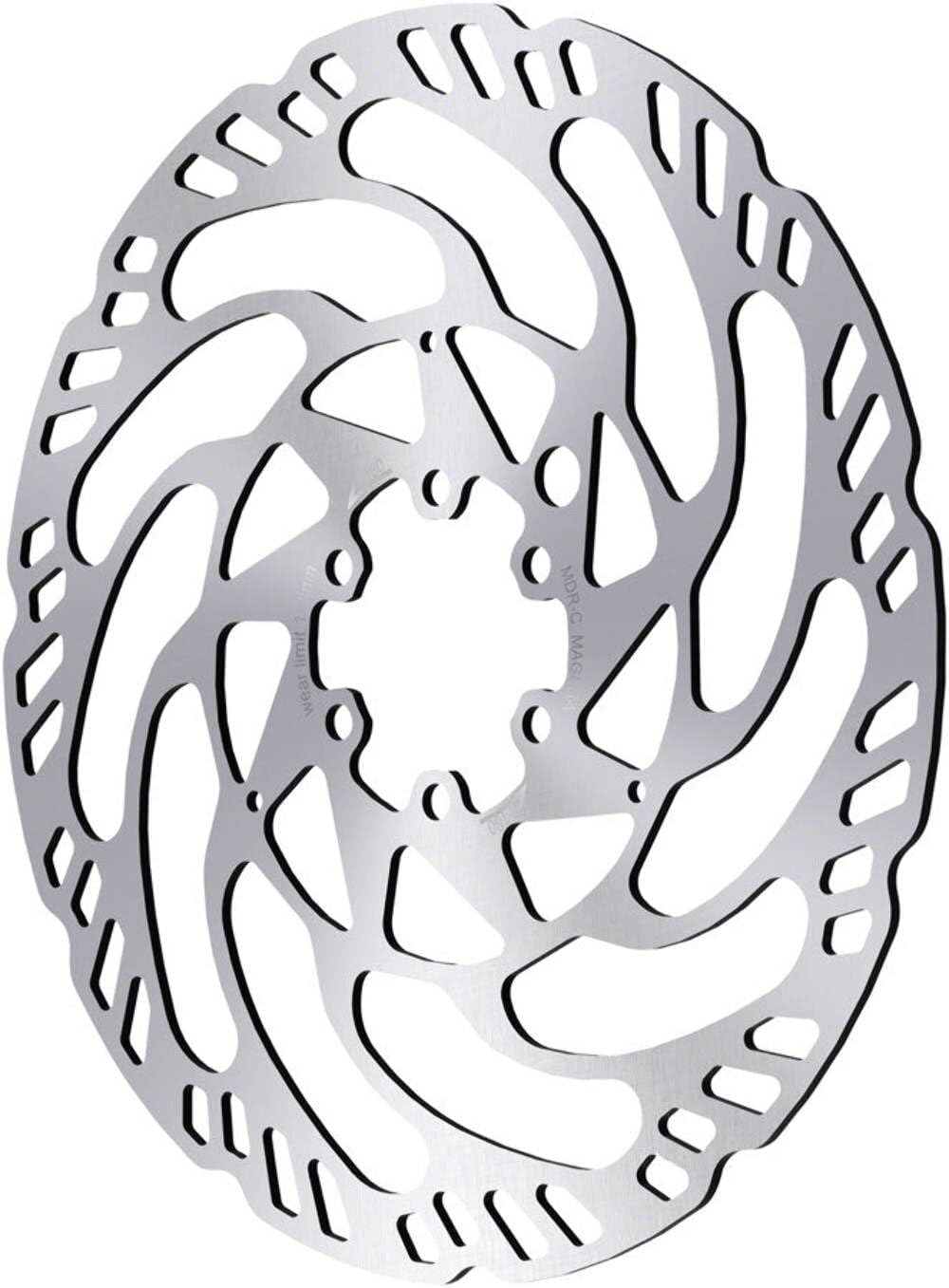 Magura MDR-C 180mm Disc Brake Rotor 6 Bolt ISO Fitting eBike MTB - Silver