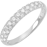 Bony Levy 18K White Gold Diamond Liora Band Ring