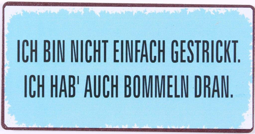 Decorative Fridge Magnet for Home Ich bin nicht einfach gestrickt 5cm x 10cm