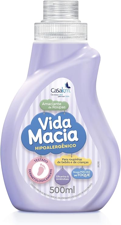 Amaciante Vida Macia Glicerina & Amêndoas 500ml