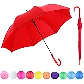 RUMBRELLA UV Stick Umbrella Auto Open UPF 50+ with J Hook Handle 51IN