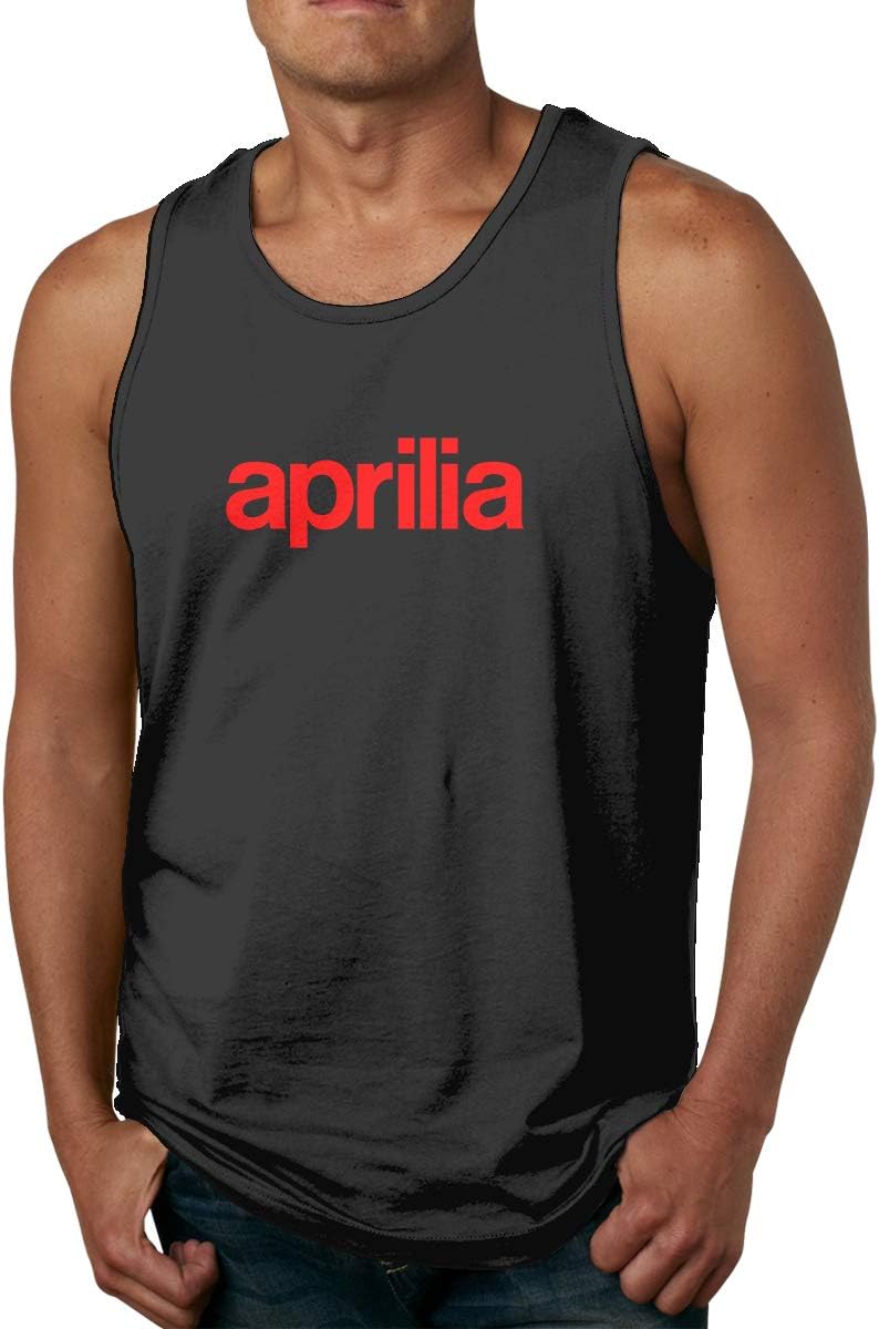 JILILY Custom Aprilia Motorcycle Logo Tank Top T-Shirt for Boys Gray