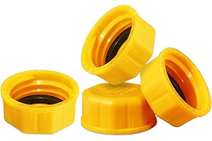 Mapleza 4PCS 3/5 Gallon Gas Can Cap - Perfect Replacement for Gas Can Lids, Ideal for Water & Fuel Storage, Compatible with Midwest, Plastic & Metal Gas Cans