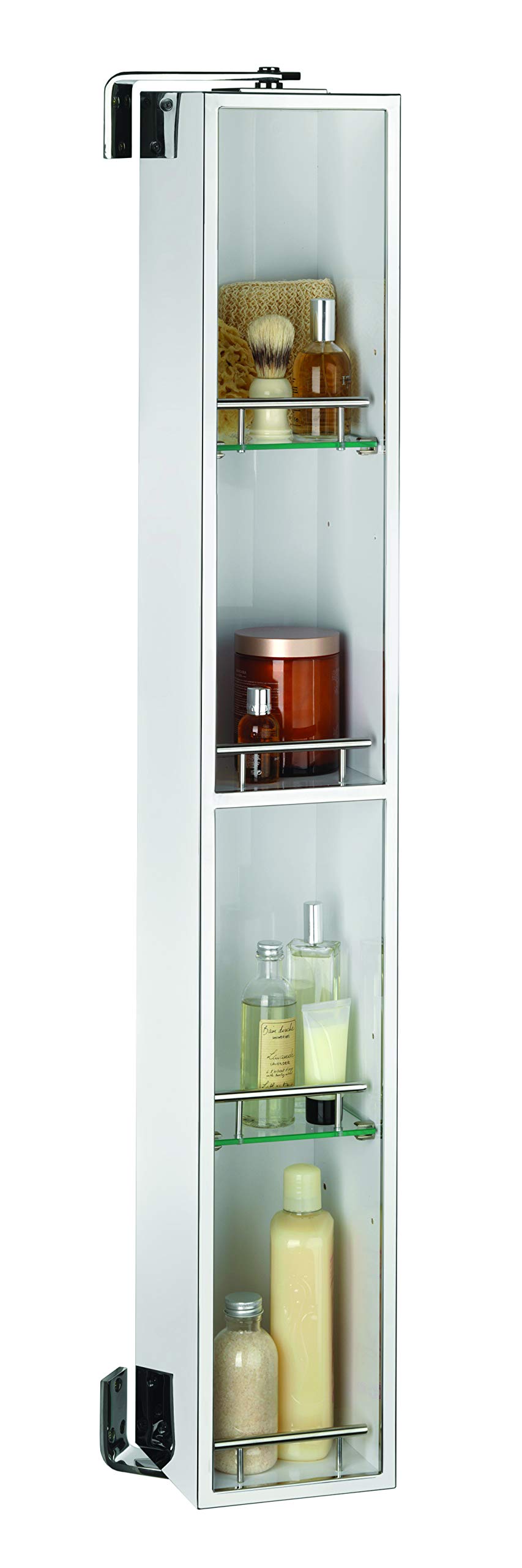 Croydex 1200 mm Ottawa Stainless Steel Spinning Cabinet, Silver